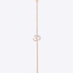 Veer Diamond Bracelet in 14K gold with Om motif and Polki diamond detailing.
