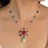 Chromia Navratna Pendant