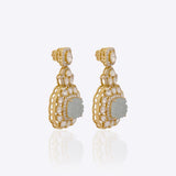 Aquamarine Aura Earring