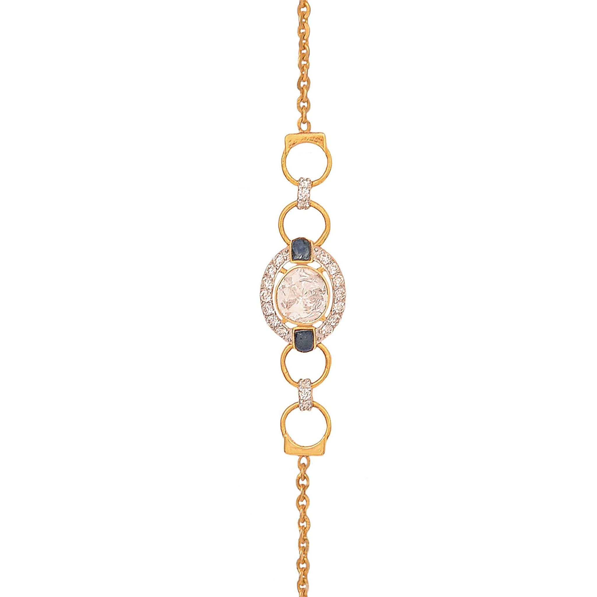 Euphoria Polki diamond bracelet with joyful uncut diamonds