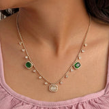 Scintillate Emerald Necklace