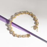 Bare Linear Polki Diamond Bracelet