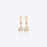 Lustre Helix Earrings