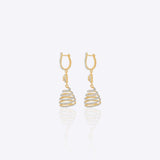 Lustre Helix Earrings