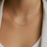 9K Diamond Cut Gold Chain