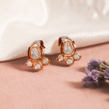 Dainty Buds Polki Diamond Earrings