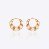 The Ruby Radiance Hoops