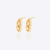 The Ruby Radiance Hoops