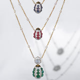 Gem Barrels Necklace