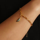 Tropical Leaf Charm