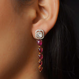 Rose Cascade Earrings