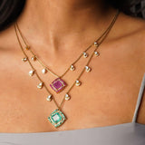 Jewel Canvas Necklace