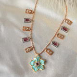 Entwined Romance Flower Necklace