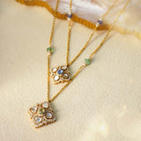 Polki Crossfire Necklace