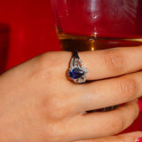Sapphire Starlight Ring