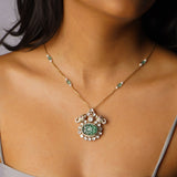 Elephant Polki Pendant