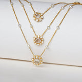 Sparkling Petals Necklace