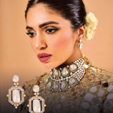 Ethereal Polki Drop Earrings