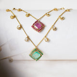 Jewel Canvas Necklace