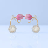 Tulip Jacket Earrings