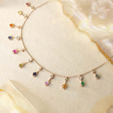 Spectrum Sapphire Necklace