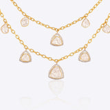 Stratified Polki Necklace