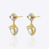 Aura Tiered Earrings