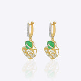 Jade Petal Earrings