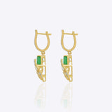 Jade Petal Earrings