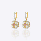 Fleur Square Earrings