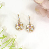 Fleur Square Earrings