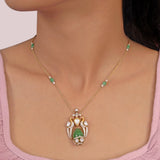 Mayur Emerald Pendant