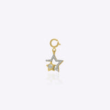 Twofold Star Charm
