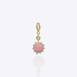 14K gold Polki charm inspired by 11:11, a symbol of hope and intention.