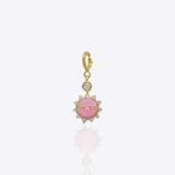 14K gold Polki charm inspired by 11:11, a symbol of hope and intention.
