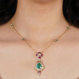 Verdure Rosette Necklace