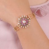 Mauve Starflower Bracelet