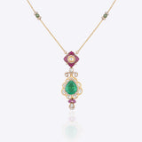 Verdure Rosette Necklace