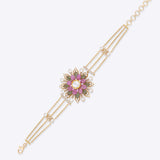 Mauve Starflower Bracelet