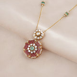 Dusky Dahlia Pendant