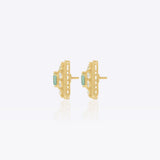 The Emerald Dewdrop Studs