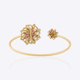 Crimson Bloom Bracelet