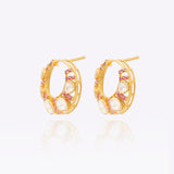 The Ruby Radiance Hoops
