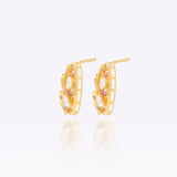 The Ruby Radiance Hoops