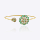 Aqua Blossom Bangle
