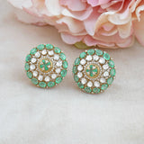 Aqua Blossom Earrings