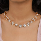 Starlight Drop Polki Necklace