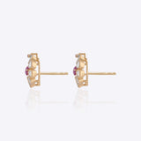 Twin Peacock Earrings