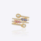 Pastel Stack Ring