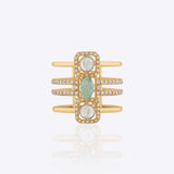 Trinity Polki Ring